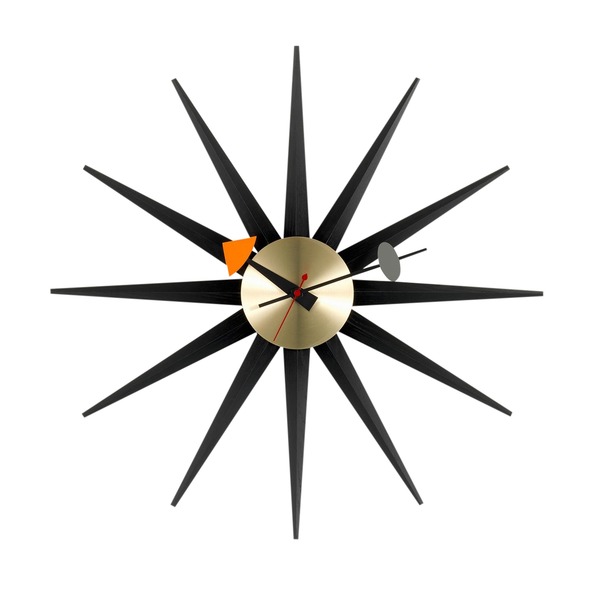 Sunburst Clock Nelson Wanduhr