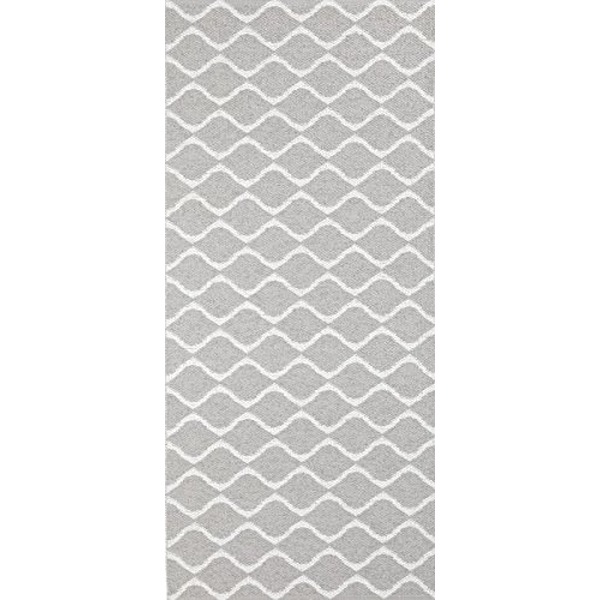 Kunstfaser-Teppich WAVE grau - geeignet für Küche, Bad, Esszimmer, Garten, Terrasse, Camping..., Die Grösse/n:200 x 300 cm